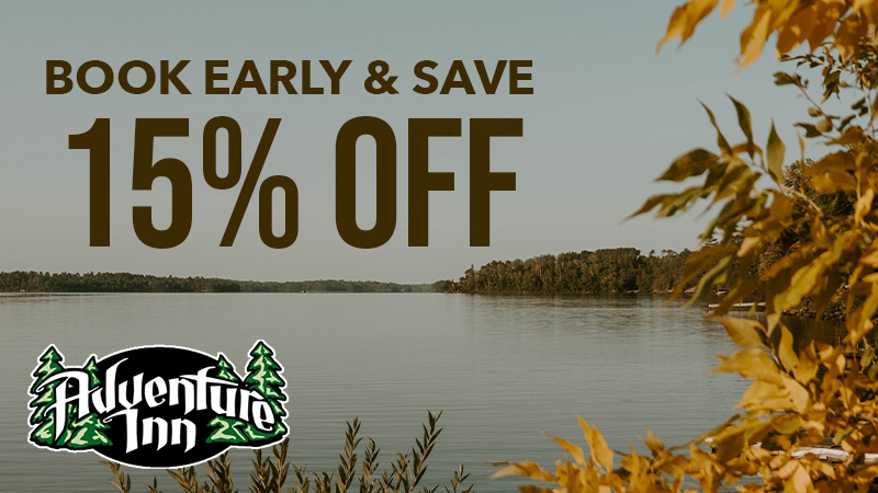 Lake view with 15% off offer